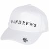 セントアンドリュース St ANDREWS　ユニセックス ロゴプリント ツイルキャップ 042-2287751 030 ホワイト　2022年モデル ホワイト（030）