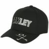 オークリー OAKLEY　メンズ SLANT CAP 22.0 立体刺繍ロゴ キャップ FOS901157 02E ブラックアウト　2022年モデル ブラックアウト（02E）