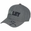 オークリー OAKLEY　メンズ SLANT CAP 22.0 立体刺繍ロゴ キャップ FOS901157 27B ニューアスレチックグレー　2022年モデル ニューアスレチックグレー（27B）