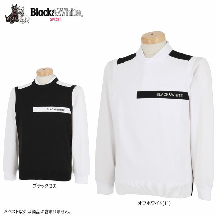 ブラック＆ホワイト Black＆White ホワイトライン メンズ 撥水 ロゴ