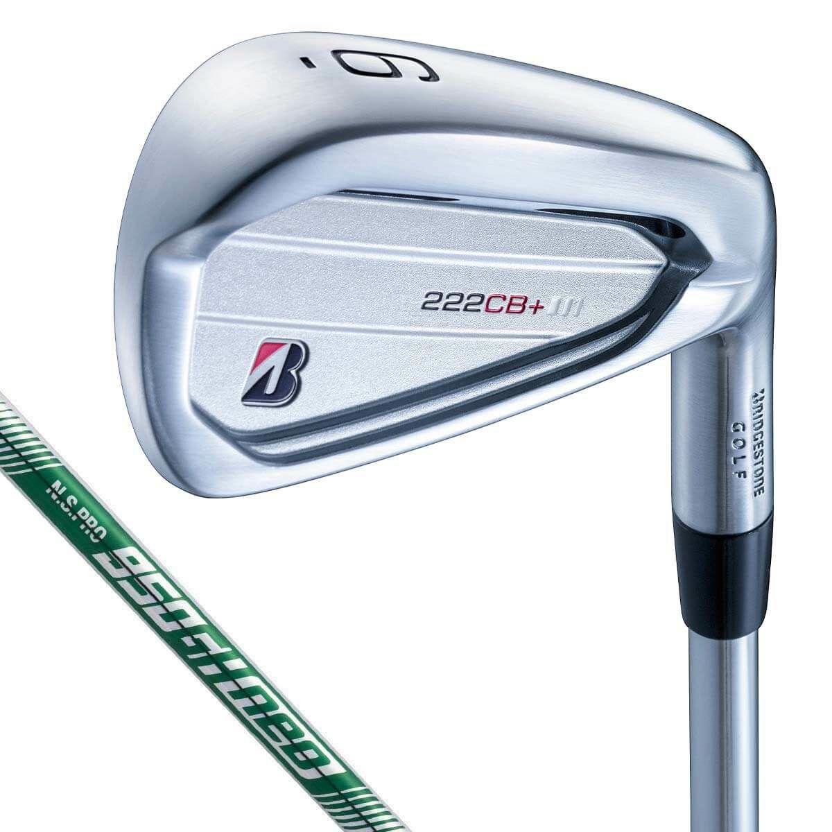 ブリヂストン　222CB＋ アイアン　6本セット（＃5～9、PW）　N.S.PRO 950GH neo スチールシャフト　2022年モデル 詳細1