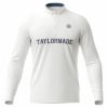 テーラーメイド TaylorMade　メンズ ロゴデザイン ストレッチ 長袖 シャツ TD445　2022年モデル ホワイト（N87367）