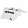 ジャックバニー Jack Bunny!!　レディース 立体刺繍ロゴ バックリボン サンバイザー 262-2287920 030 ホワイト　2022年モデル ホワイト（030）