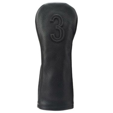 VESSEL ヴェゼル　LEATHER HEAD COVER NUMBER レザーヘッドカバー ナンバー フェアウェイウッド用 HC1122 BLACK