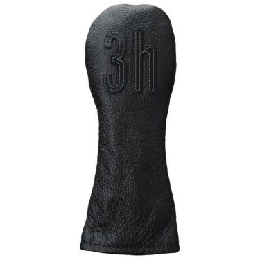 VESSEL ヴェゼル　LEATHER HEAD COVER NUMBER レザーヘッドカバー ナンバー ユーティリティー用 HC1122 BLACK