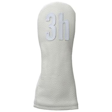 VESSEL ヴェゼル　LEATHER HEAD COVER NUMBER レザーヘッドカバー ナンバー ユーティリティー用 HC1122 WHITE