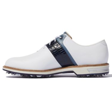 フットジョイ FootJoy　ドライジョイズ プレミア パッカード レース　メンズ ゴルフシューズ 54301 ホワイト/ネイビー/ブルー　詳細2