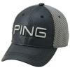 ピン PING　メンズ SYNTHETIC LEATHER CAP シンセティックレザー キャップ HW-U2204 36440-01 Black　2022年モデル Black
