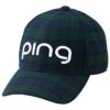 ピン PING　レディース PLAID FEELTHERMO CAP プレイド フィールサーモ キャップ HW-L2201 36449-01 Green　2022年モデル Green