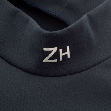 ゼロハリバートン ZERO HALLIBURTON　メンズ ZHG-A7b ドライ鹿の子 カラット 長袖 モックネックシャツ 8222　2022年モデル 詳細1