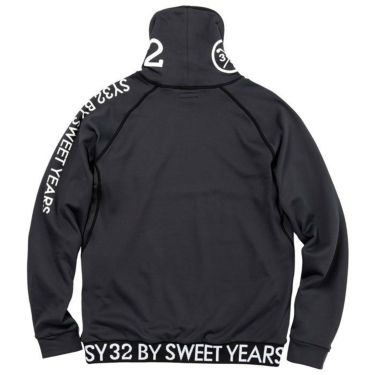 SY32 by SWEET YEARS　メンズ ロゴプリント ストレッチ 長袖 ラグランスリーブ ハイネックシャツ SYG-22A04　2022年モデル 詳細2