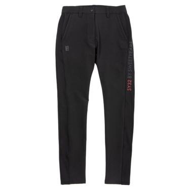 SY32 by SWEET YEARS　レディース サイドライン ストレッチ ロングパンツ SYG-22A04W　2022年モデル [裾上げ対応1●] ブラック（001）