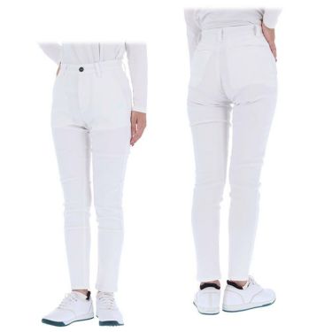フットジョイ FootJoy　レディース 撥水 ロゴ刺繍 裏起毛 サーモ ストレッチ ロングパンツ FJW-F22-P03　2022年モデル [裾上げ対応1●] 詳細3