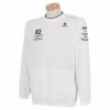 ルコック Le coq sportif　メンズ 撥水 ストレッチ 防風 長袖 クルーネック スニードジャック QGMUJK02　2022年モデル ホワイト（WH00）