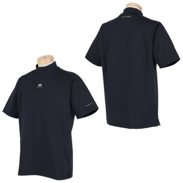トラヴィスマシュー Travis Mathew　メンズ ロゴプリント ストレッチ 半袖 モックネックシャツ 7AG012　2022年モデル 詳細3