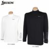 スリクソン SRIXON　メンズ ロゴプリント ストレッチ 長袖 ハイネックシャツ RGMUJB07　2022年モデル