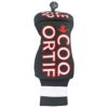 ルコック Le coq sportif　メンズ フェアウェイウッド用 ヘッドカバー QQBUJG30 BKRD ブラック×レッド　2022年モデル ブラック×レッド（BKRD）