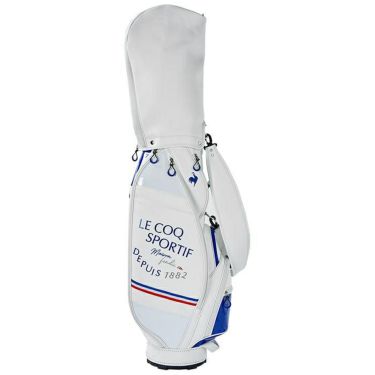 ルコック Le coq sportif　レディース グラフィックロゴ キャディバッグ QQCUJJ01 WH00 ホワイト　2022年モデル 詳細1