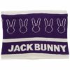 ジャックバニー Jack Bunny!!　ユニセックス うさぎ ネックウォーマー 262-2283059 080 パープル　2022年モデル パープル（080）