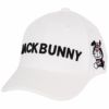 ジャックバニー Jack Bunny!!　ユニセックス ドラえもん ワンポイント キャップ 262-2287010 030 ホワイト　2022年モデル ホワイト（030）