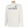 フィラ FILA　メンズ ロゴプリント 裏起毛 ストレッチ 長袖 ハイネックシャツ 781-530Y　2021年モデル ホワイト（WT）