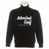 アドミラル Admiral　メンズ パイル刺繍ロゴ 長袖 タートルネック セーター ADMA1A8　2021年モデル ブラック（10）