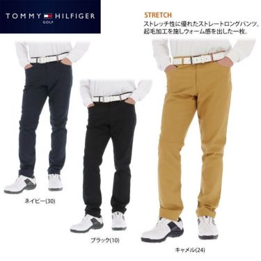 トミー ヒルフィガー ゴルフ　メンズ ストレッチ ストレート ロングパンツ THMA161　2021年モデル [裾上げ対応1●] 詳細2