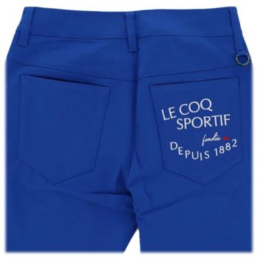 ルコック Le coq sportif　レディース ロゴ刺繍 ストレッチ ストレート ロングパンツ QGWUJD00　2022年モデル 詳細4