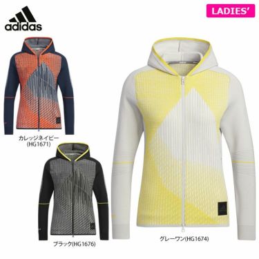 アディダス adidas　レディース PRIMEKNIT グラデーション ニット 長袖 フルジップ パーカー CK792　2022年モデル 詳細1