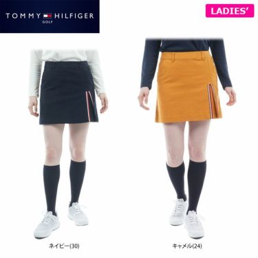 トミー ヒルフィガー ゴルフ　レディース ボックスプリーツ ストレッチツイル スカート THLA267　2022年モデル 詳細1