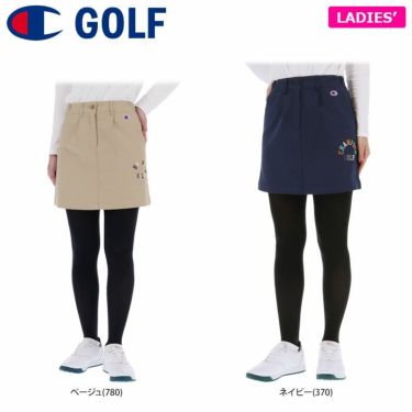 チャンピオンゴルフ ChampionGOLF　レディース ロゴ刺繍 ストレッチ スカート CW-WG201　2022年モデル 詳細1