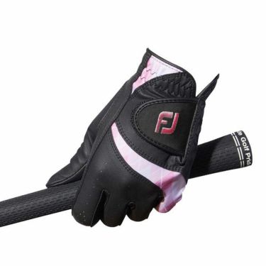 フットジョイ FootJoy　e comfort イーコンフォート　レディース ゴルフグローブ FGLE22 BP ブラック/ピンク 詳細2