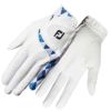 フットジョイ FootJoy　e comfort イーコンフォート　両手用 レディース ゴルフグローブ FGLE2PR WN ホワイト/ネイビー ホワイト/ネイビー（WN）