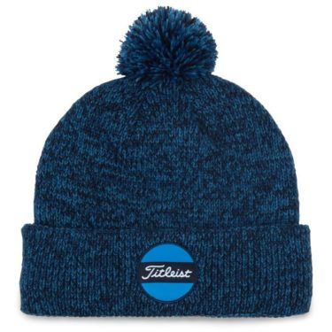 タイトリスト Titleist　ボードウォーク ポンポン ビーニー TH21WBWP 4 杢ネイビー　2022年モデル 杢ネイビー（4）