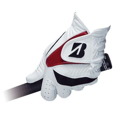 ブリヂストン　STRONG DUAL ストロングデュアル　メンズ ゴルフグローブ GLG21 WR ホワイト/レッド　2022年モデル 詳細1