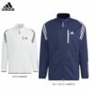 アディダス adidas　メンズ ロゴデザイン メッシュ裏地 ストレッチ 長袖 フルジップ ジャケット V1760　2022年モデル