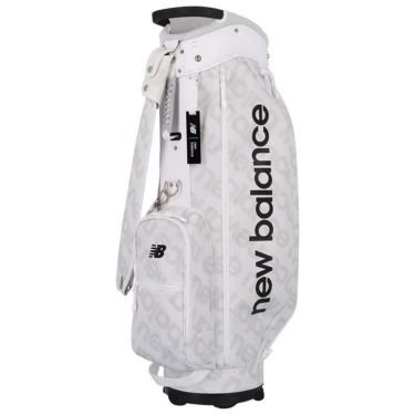 ニューバランスゴルフ　ユニセックス SPORT マルチパターンプリント オックス キャディバッグ 012-2280001 030 ホワイト　2022年モデル ホワイト（030）