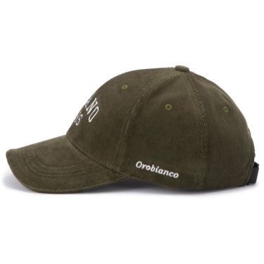 オロビアンコ Orobianco　OG-CAP 2段ロゴ コーデュロイ キャップ 83112 04 カーキ　2022年モデル 詳細1