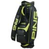 ピン PING　TOUR LITE ツアーライト メンズ キャディバッグ CB-P2200 36941-01 Black/Lime　2022年モデル Black/Lime