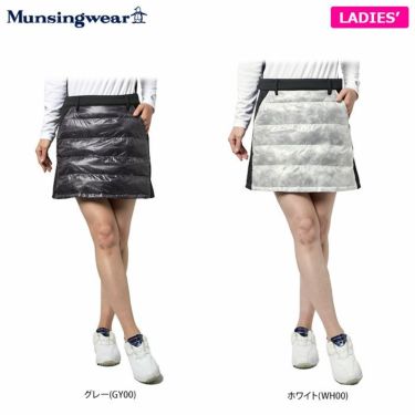 マンシングウェア Munsingwear　レディース 生地切替 撥水 中綿 スカート MEWUJE05　2022年モデル 詳細1