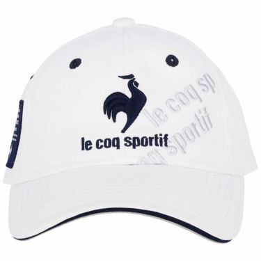 ルコック Le coq sportif　メンズ ロゴ キャップ QGBTJC00 WH00 ホワイト　2022年モデル 詳細1