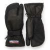 ヘストラ HESTRA　3-FINGER FULL LEATHER スリーフィンガー フル レザー Black　スキーグローブ 2024-2025　30872