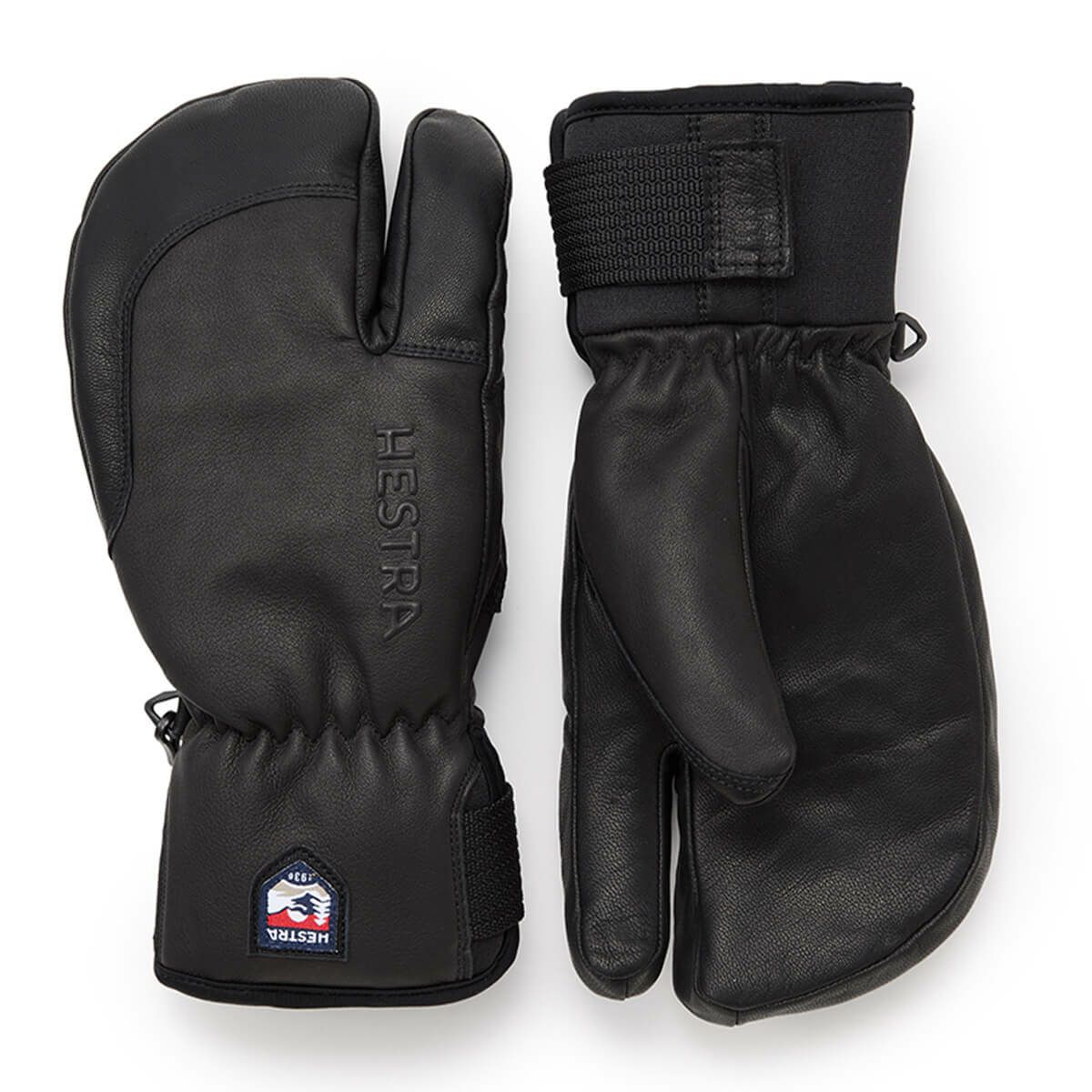 ヘストラ HESTRA　TOPO 3-FINGER トポスリーフィンガー Black　スキーグローブ 2025-2026　33872