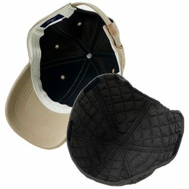 マンシングウェア Munsingwear　メンズ 2WAY 中綿ライナー付き キャップ MGBUJC06W BG00 ベージュ　2022年モデル 詳細4