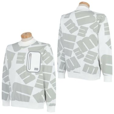 マンシングウェア Munsingwear　メンズ ロゴジャガード ポケット付き 長袖 モックネック セーター MEMUJL01　2022年モデル 詳細3