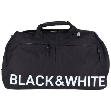 ブラック＆ホワイト Black＆White　ホワイトライン ロゴプリント ボストンバッグ BUF7231W 20 ブラック　2022年モデル ブラック（20）