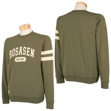 ロサーセン Rosasen　メンズ 撥水 ロゴプリント ニット リバーシブル 長袖 クルーネック プルオーバー 044-17911　2022年モデル 詳細3