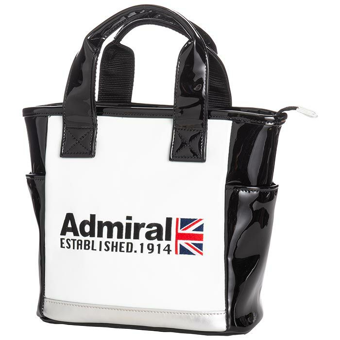 アドミラル Admiral　エナメル ラウンドバッグ ADMZ2BT4 00 ホワイト　2022年モデル