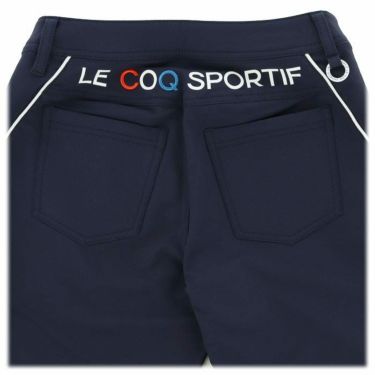 ルコック Le coq sportif　レディース サイドライン 撥水 ストレッチ 裏起毛 ボンディング ロングパンツ QGWUJD03　2022年モデル 詳細4