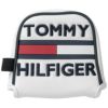 トミー ヒルフィガー ゴルフ　マーカー付き マレットタイプ パターカバー THMG2FH2 00 ホワイト　2022年モデル ホワイト（00）